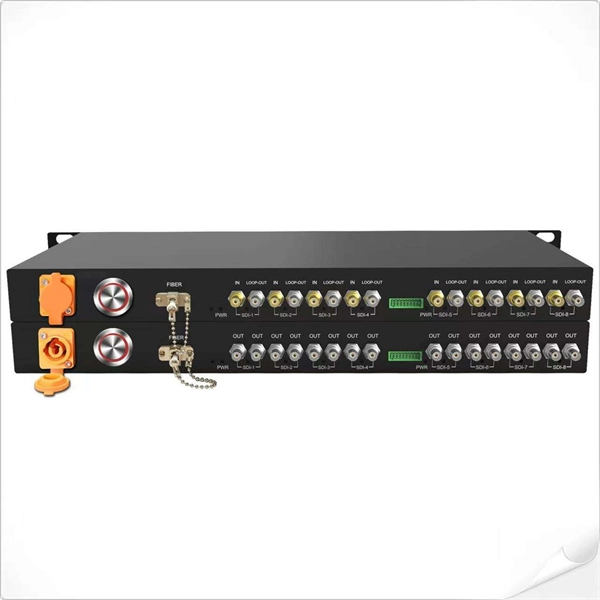 The fiber optic panel is blocked 