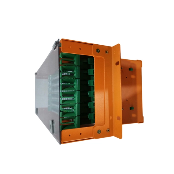 One fiber optic cable connector per 200m