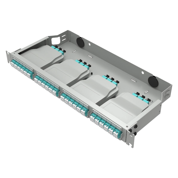 Fiber optic patch panel with remote monitoring shipped worldwide