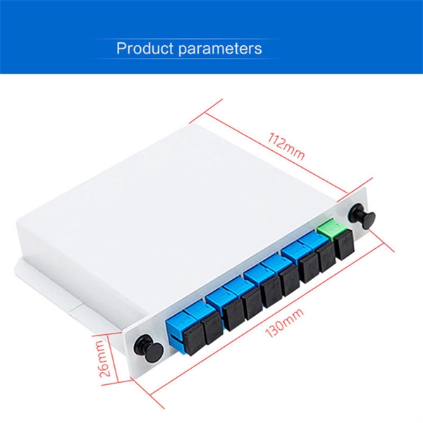 Optical distribution box connected to fiber optic cable
