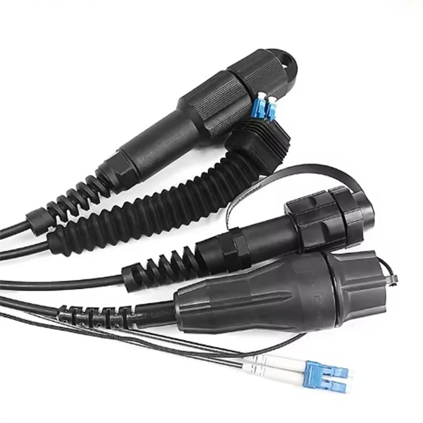 Sc Fiber optic patch cord to network cable