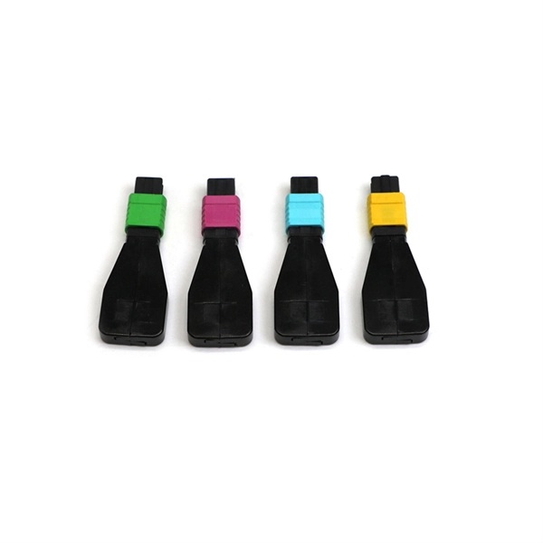 What are the functions of a fixed optical cable clamp 