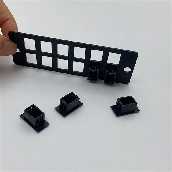 Steps to connect the network patch panel