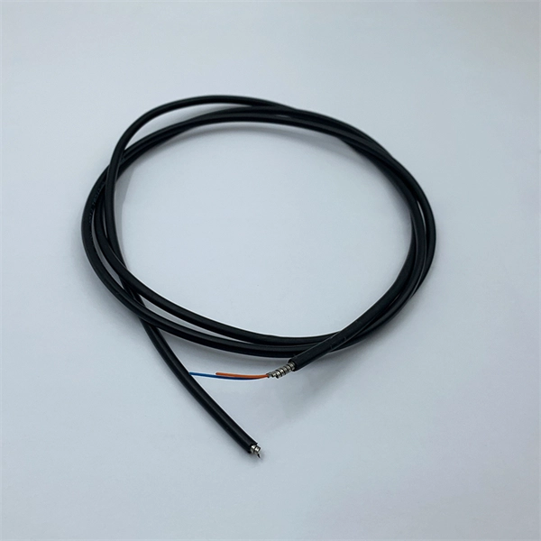 Fiber optic cable segment with connector