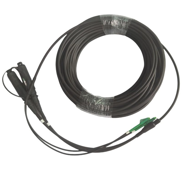 How to install the fiber optic connector on the router
