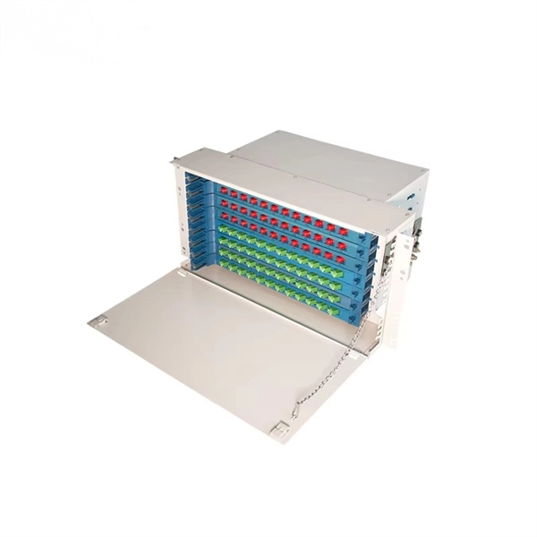 How to connect ribbon optical cables to a reel