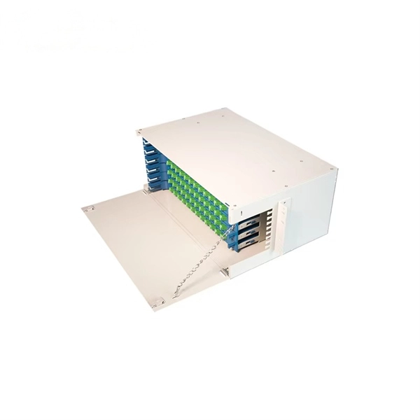 Distribution box with hot air blowing